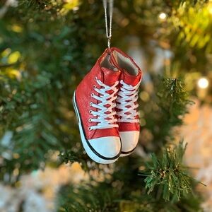 Red Converse Christmas Ornament